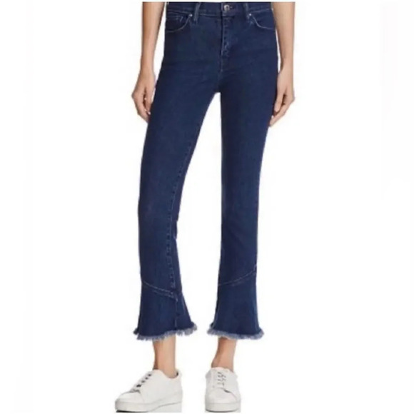 IRO Jeans Berry Flare Crops - Picture 1 of 7